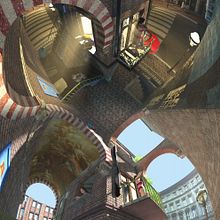 Escher Up&Down . 3D de Valerio Viano - 11.22.2016