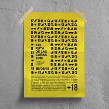 CARTEL XXI RUTA DE LAS CAÑAS. Design, Design gráfico, Eventos, Ilustração tradicional, e Publicidade projeto de J.ÁNGEL CARBALLO - 22.11.2016
