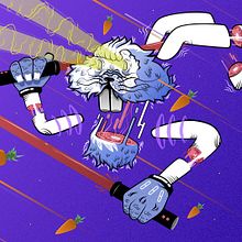Space rabbit. Un progetto di Illustrazione tradizionale di Álvaro López López - 23.11.2016
