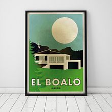 Póster El Boalo. Graphic Design project by Mónica Grützmann - 11.23.2013
