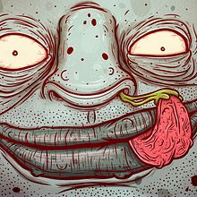 Kiss Me. Street Art, Art Direction, Design, Character Design, Graphic Design, Traditional illustration, and Painting project by Shiffa McNasty - 11.25.2013
