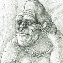 Doodling. BigFoot.. Traditional illustration project by Jorge Rodríguez Pérez - 11.26.2016