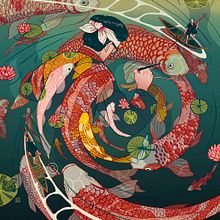 Ukiyo-e Tale. Un projet de Beaux Arts, B, e dessinée et Illustration traditionnelle de Nicolás Castell - 26.11.2016