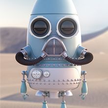 KidBot. 3D, Art Direction, Character Design, Traditional illustration, IT, Photograph, and Post-production project by Shender3d - 11.27.2016