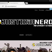 La nunca bien ponderada JUSTICIA NERD. Comic project by Fernando Ilabaca - 10.31.2016
