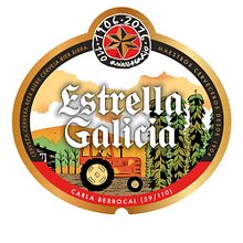 Estrella Galicia. Ilustração tradicional projeto de Carla Berrocal - 28.11.2016