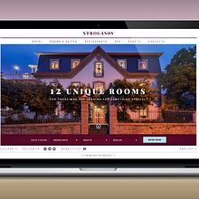 Stroganov Hotel - Website. Product Design, UX / UI, and Web Design project by Margarita Kartashova - 11.28.2016