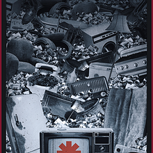 RHCP "throw away your television". Traditional illustration project by Guzman Reolon - 11.28.2016