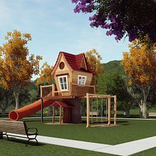 3D Park. 3D, and Architecture project by Daniel Esteban Restrepo Marin - 11.28.2016