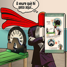 Felicitación de Navidad para Jocs Ambulants. Un progetto di Illustrazione tradizionale di Karine Jaume - 30.11.2016