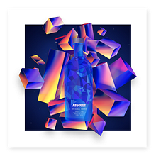 Absolut night. Un progetto di Animazione, Direzione artistica e Graphic design di DSORDER - 30.11.2016