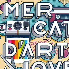 Cartel Mercat d’Art Jove de Sant Boi 2016 . Ilustrație tradițională, Direcția artistică, Design grafic și Artă stradală de David Martinez Banus - 11.30.2016