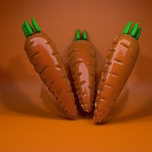 proyecto zanahorias 4d. Un proyecto de 3D de Pablo Henao PK - 30.11.2016