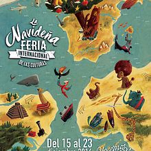 La Navideña Feria Internacional de las Culturas de Madrid, 2016.. Un projet de Illustration traditionnelle de Miguel Cerro - 30.11.2016