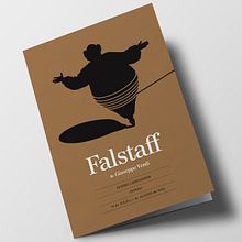 Falstaff, de Giuseppe Verdi. Editorial Design, and Graphic Design project by Juan Jareño - 12.02.2016