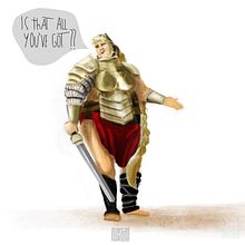 Gladiatrix. Character Design project by Javier García García de Iturrospe - 12.04.2016