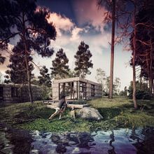 Proyecto Final de Carrera - Arq. Ferrando Ein Projekt aus dem Bereich 3D, Architektur und Infografik von Nicolás Grandillo Melgar - 10.06.2015