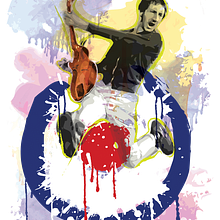 PETE TOWNSHEND. Graphic Design, and Traditional illustration project by Kike Lucas Abreu - 12.04.2016