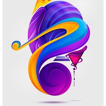 Abstract Shapes. Design, Graphic Design, Traditional illustration, and Advertising project by Maikel Martínez Pupo - 12.05.2016