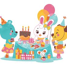 Happy Birthday!. Un progetto di Design, Character design e Illustrazione tradizionale di Pamela Barbieri - 18.05.2015