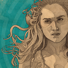 Cartel «Westworld». Projekt z dziedziny Projektowanie graficzne, Trad, c i jna ilustracja użytkownika Rubén Megido - 06.12.2016