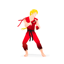 Young Ken Street Fighter. Animation, and Character Design project by Barographic - 12.06.2016