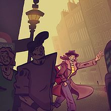 A new day in the city. Traditional illustration project by Dani Maiz - 12.07.2016