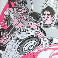 Oro Negro: 25 años sin Tino Casal. Een project van Ontwerp van personages y Traditionele illustratie van Ink Bad Company - 08.12.2016
