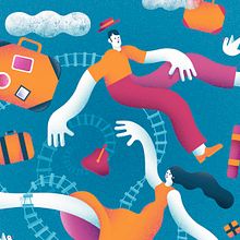 Cuentos para el Andén. Traditional illustration project by Fran Torres - 12.10.2016