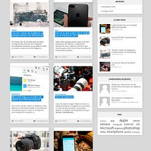 Diseño web ITNEWS. Un progetto di Design e Web design di Iris Álvarez Farell - 09.04.2015