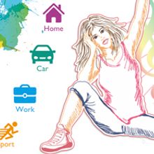 banners colors Ein Projekt aus dem Bereich Design, Webdesign und Traditionelle Illustration von Veronica Ortiz Risco - 11.12.2016