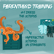 Parenthood Traning. Animation, and Traditional illustration project by Javier García García de Iturrospe - 12.12.2016
