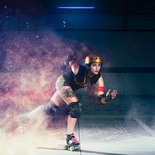 Roller Derby Madrid. Photograph project by Benedicto Moya - 11.12.2015