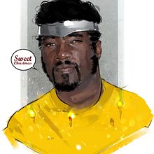Sweet Christmas / Luke Cage. Film, Video, TV, and Traditional illustration project by Ismael Alabado - 12.12.2016