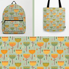 Diseño de estampados para Society6. Un projet de Design , Design graphique et Illustration traditionnelle de María Calzadilla - 14.12.2016