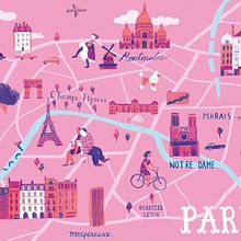 Illustrated maps. Traditional illustration project by Iratxe López de Munáin - 12.14.2016