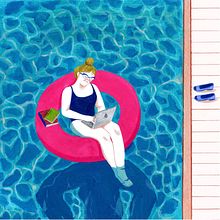 Summer. Traditional illustration project by Iratxe López de Munáin - 12.14.2016