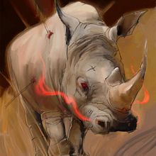 Rinoceront. Un proyecto de Bellas Artes e Ilustración tradicional de Isem Garcia Massana - 14.12.2016