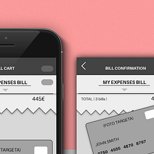 Bill Payment Wireframes . Design, Graphic Design, Web Design, and UX / UI project by Laura Guanyabens - 12.15.2016