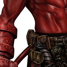 HellBoy. Projekt z dziedziny  Sztuki piękne, Komiks, Trad, c i jna ilustracja użytkownika María Fernández - 16.12.2016