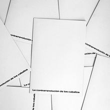 Contrarrevolución de los caballos - Catálogo de exposición . Art Direction, Design, Editorial Design, and Graphic Design project by Fernando Galende - 12.16.2016