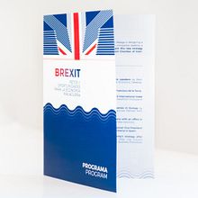 Diseño de la imagen corporativa para el evento Brexit: retos y oportunidades para la economía malagueña  Ein Projekt aus dem Bereich Design, Verlagsdesign, Grafikdesign und Events von DIKA estudio - 14.12.2016