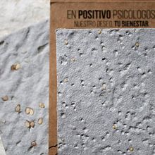 Creación de felicitaciones navideñas ecológicas para En Positivo Psicólogos Ein Projekt aus dem Bereich H, werk, Br, ing und Identität, Design, Produktdesign, Grafikdesign und Verpackung von DIKA estudio - 27.12.2014