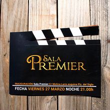 Campaña de apertura y diseño de invitación para la sala Premier Ein Projekt aus dem Bereich Br, ing und Identität, Design, Grafikdesign und Marketing von DIKA estudio - 08.02.2014