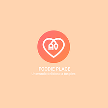 Design APP - Foodie Place. Art Direction, Graphic Design, Traditional illustration, and Social Media project by Beatriz de la Cruz Pinilla - 12.21.2016