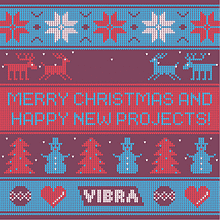 Christmas Card by VIBRA. Un proyecto de Diseño gráfico e Ilustración tradicional de VIBRA - 21.12.2016