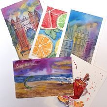 Postcards. Un proyecto de Bellas Artes y Diseño de Yana Makhlina - 21.12.2016