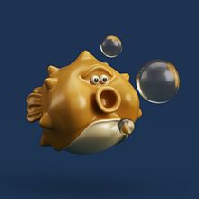 fish. 3D, Design, and Traditional illustration project by Juan Afanador - 12.22.2016