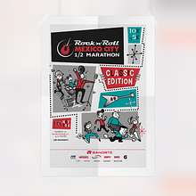 Carrera Rock 'n' Roll Classic Edition. Graphic Design, and Traditional illustration project by Katherine Angeles - 08.31.2016