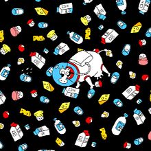 Milky way. Traditional illustration project by Luca Mendieta - 12.24.2016